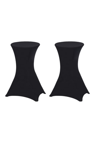 2 mesas altas dobráveis com capa - 105 cm