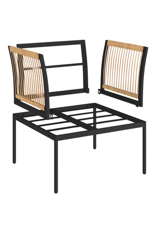 Conjunto de jardim Ozéa - 4 lugares - Tecido impermeável