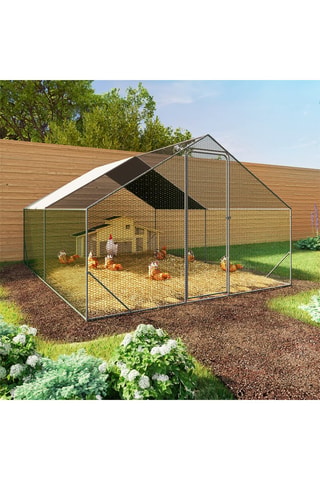 Vedação para galinhas - 12 m²