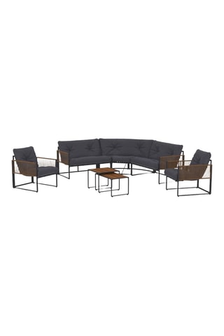 Conjunto de jardim Ozéa - 8 lugares - Tecido