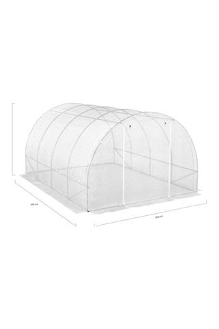 Estufa túnel de jardim - 12 m²