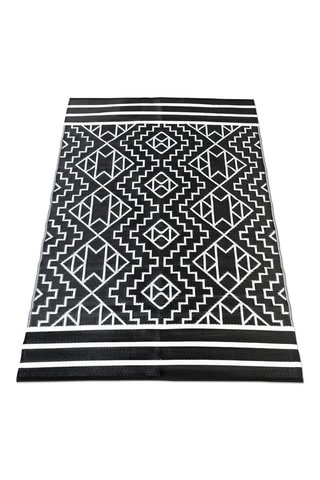 Tapete de exterior - 160 x 240 cm - Preto