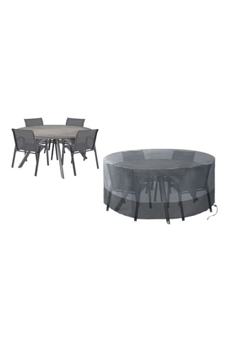Capa de proteção para mesa redonda - 220 x 220 x 74 cm