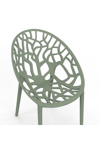 4 cadeiras de jardim Mira - 56 x 82 x 59cm
