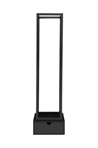 Suporte vertical para lenha - Preto