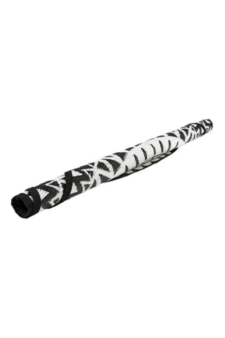Tapete de exterior redondo - 150 cm - Preto