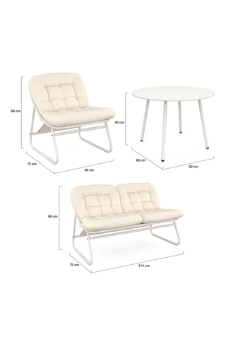 Conjunto de jardim Ariane para 4 pessoas