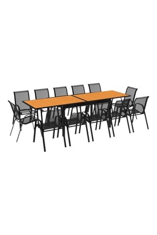 Conjunto de jardim extensível - 12 lugares