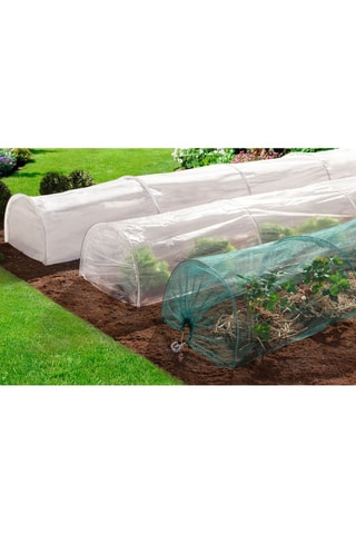Estufas túneis de cultivo com capa 4M todas as estações - Conjunto de 3