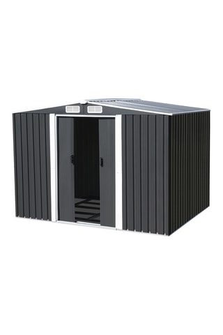 Abrigo de jardim com base - 193,5 x 246,5 x 178 cm