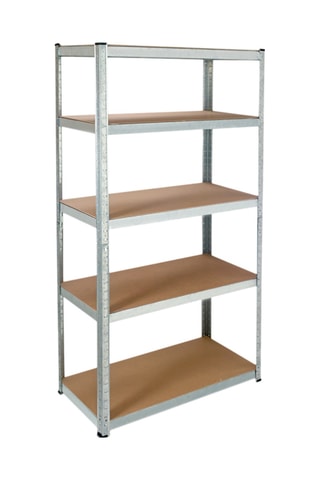 Prateleira de aço 5 níveis para cargas pesadas - 40 x 90 x 180 cm