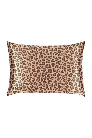 Funda de almohada de seda de morera - 65 x 65 cm - Leopardo - Chillsilk