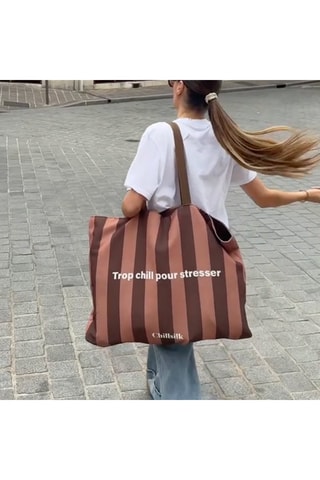 Tote bag - Marrón - Chillsilk
