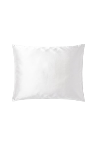 Funda de almohada de satén - Blanco - 50 x 70 cm - Nuit Satinée