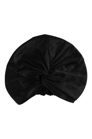 Turbante de satén - Negro