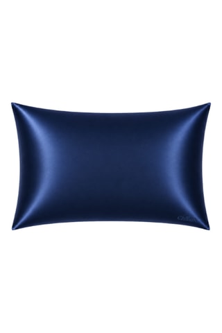 Funda de almohada de seda - Azul marino - 50 x 70 cm