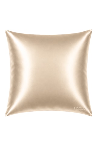 Funda de almohada de seda - Beige - 65 x 65 cm