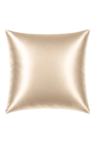 2 x Funda de almohada de seda - Beige - 65 x 65 cm
