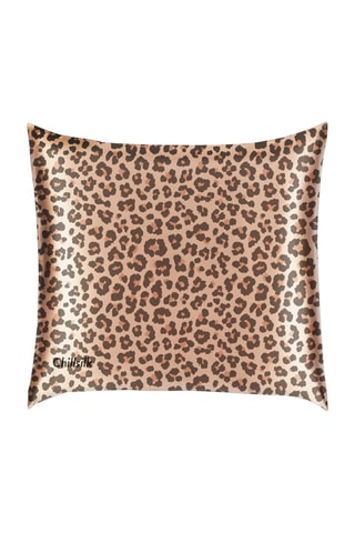 2 x Funda de almohada de seda de morera - 65 x 65 cm - Leopardo - Chillsilk