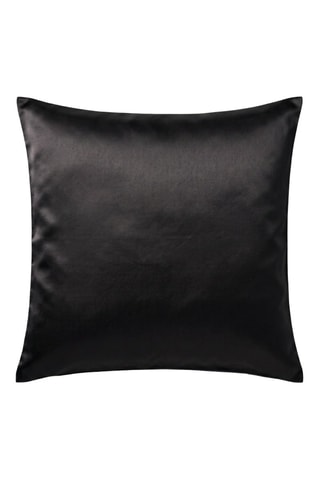 2 x Funda de almohada de seda - Negro - 65 x 65 cm - Chillsilk