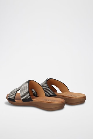 Mules - Marron et noir