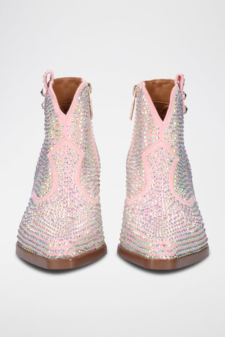 Bottines en cuir Sanse - Rose