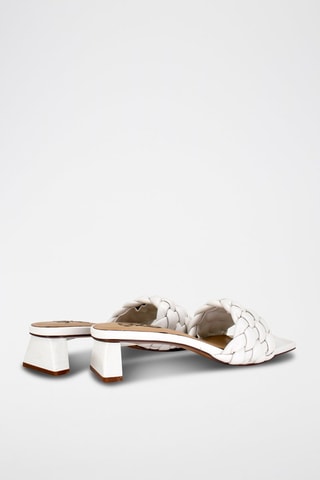 Mules à talons - Écru