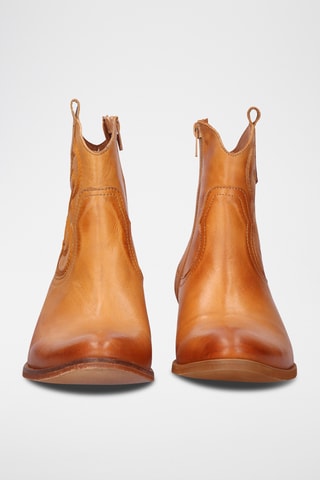 Santiags en cuir - Camel