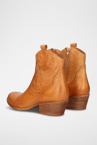 Santiags en cuir - Camel