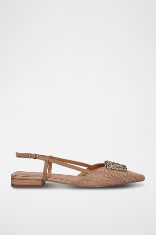 Sandales en cuir - Marron