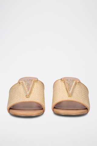 Mules à talons - Beige
