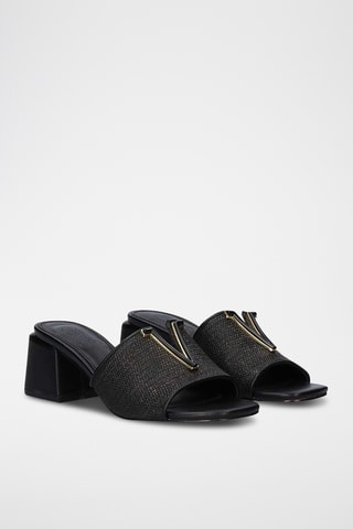 Mules à talons - Noir