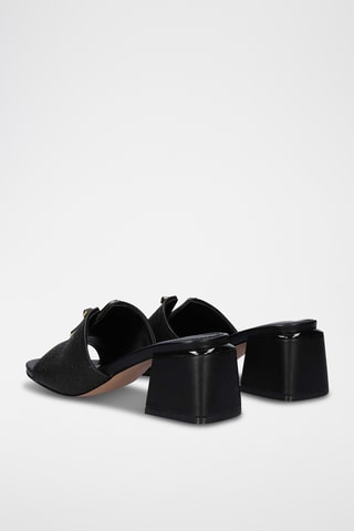 Mules à talons - Noir