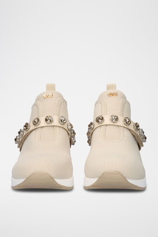 Slip-on compensés - Beige