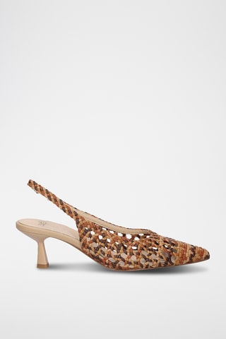 Escarpins - Beige et marron