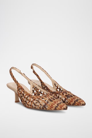 Escarpins - Beige et marron
