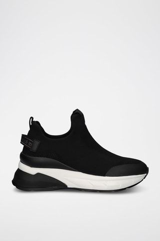 Sneakers montantes - Blanc et noir