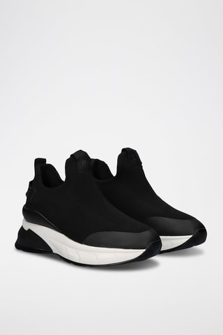 Sneakers montantes - Blanc et noir