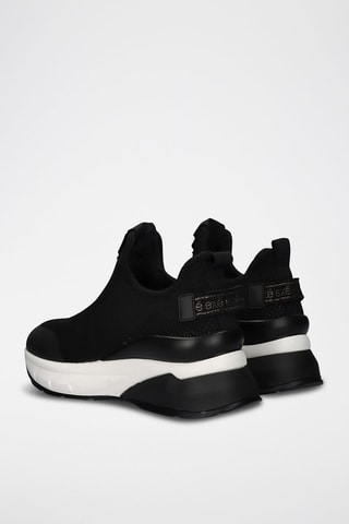 Sneakers montantes - Blanc et noir