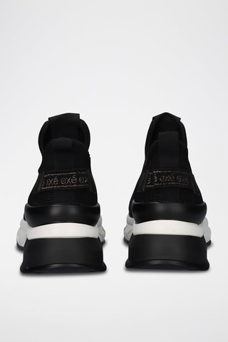 Sneakers montantes - Blanc et noir