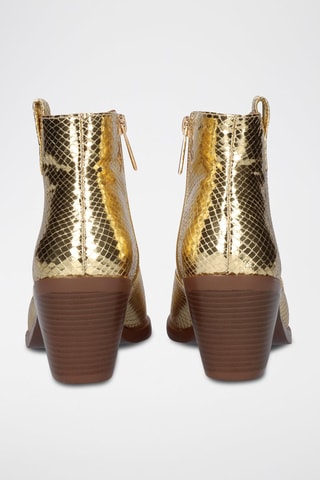 Bottines en cuir Sanse - Doré