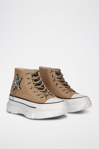 Tennis montantes plateformes - Taupe