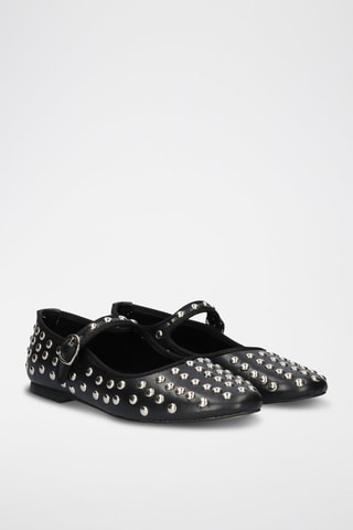 Babies en cuir - Noir
