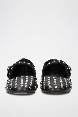 Babies en cuir - Noir