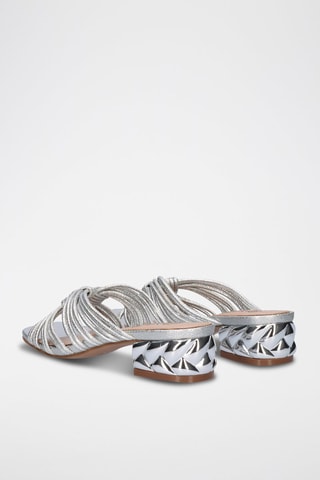 Mules à talons Katy - Argenté
