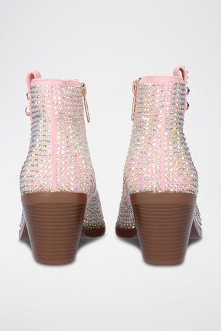Bottines en cuir Sanse - Rose