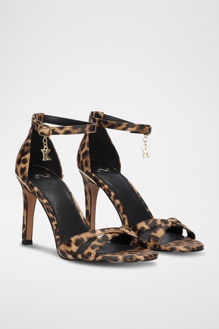 Sandales à talons - Beige et marron