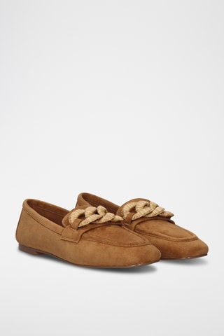 Mocassins en cuir - Camel