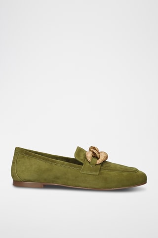 Mocassins en cuir - Vert