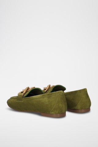 Mocassins en cuir - Vert